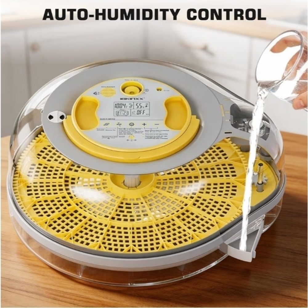 26 Egg Smart Incubator VOICE‎ CONTROL Auto Turning Temp Digital Poultry Hatcher - Picture 7 of 9